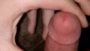 Precum Slowly Drips Down