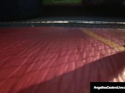 Cuban Hottie Angelina Castro Takes On Nat’s Big Black Cock! 8/16