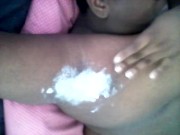 Start of Shaving My Underarm