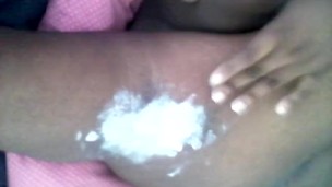 Start of Shaving My Underarm