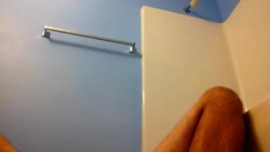 Anal bottle and eating own cum