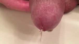 Close-up Peeing