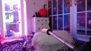 Siswetlive.com FREE *** Blonde anal Hard with automatic machine