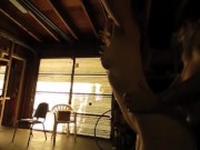 Slow-mo fucking HarperTheFox's mouth & pussy & cumming on her tits! 8/16