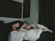 Amateur clothed petite teen fucked hard doggy 1/16