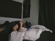 Amateur clothed petite teen fucked hard doggy 2/16