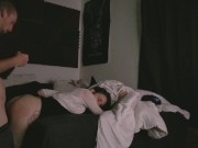 Amateur clothed petite teen fucked hard doggy 7/16