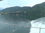 Camilla Moon - shows her unshaven pussy on the boat 14/16