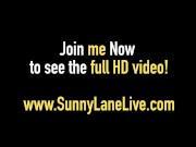 Super Sexy Sunny Lane Bangs Her Wet Pussy with A Pink Dildo! 1/16