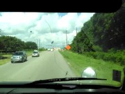 Quick Blowjob before getting on the road