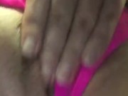 Masturbating at work with orgasm and pussy contractions