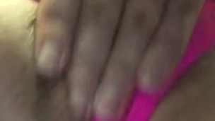 Masturbating at work with orgasm and pussy contractions