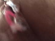 Pulsing dripping wet pussy! Open your mouth for me? ;)