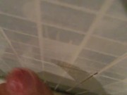 Amazing Cumshot on The wall