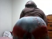 Bbw jiggling and clapping fat booty in leggings 9/16