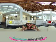 VRHUSH Hot babe Christiana Cinn handling big long dick 13/16