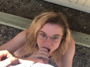 Office slut fucks and takes a facial on lunch break