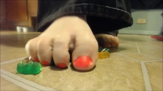 GTS Crushes Tinies with Flip Flops, Bare Feet, Teases, Talks Down To