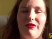 Elegant british BBW fingering herself 5/16