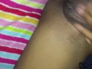 Horny Redbone pleases herself before bed 16/16