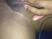 Horny Redbone pleases herself before bed 4/16