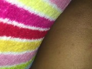 Horny Redbone pleases herself before bed 6/16