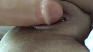 My wet pussy and my dildo