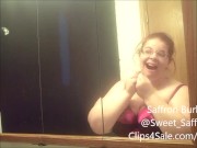 Sexy Redhead BBW Saffron Burke Squirting And Fetish Compilation