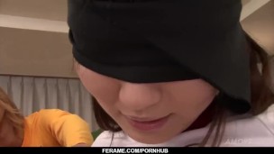 Ryo Asaka gets cock in mouth and jizz on face