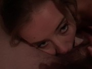 Haley Reed takes her boyfriends cum after a sensual blow job 10/16