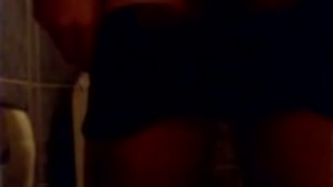Masturbating in toilet part 2