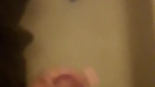 Beating my dick in the shower