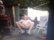 my first self footjob public 16/16