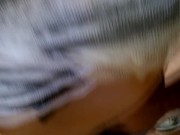 Slutty wife with a stranger cock in her mouth and fucked by her cuckold husband at the train station 5/16