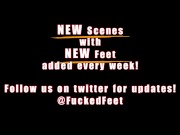 Foot Amateur Whitney Gives First Footjob For FuckedFeet! 1/16