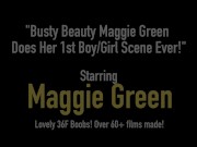 Busty Beauty Maggie Green Does Her 1st Boy/Girl Scene Ever! 1/16