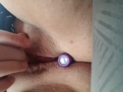 Amateur fingers pussy in public parking lot and caught 11/16