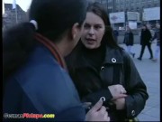 teen picked up for her first porn tape