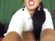 My pantyhose is what you're going to lick! 11/16