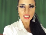 My pantyhose is what you're going to lick! 2/16