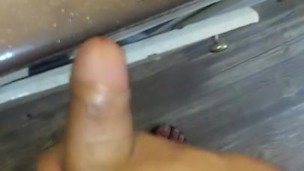 Exclusive: athletic latino amateur model cums alone once again