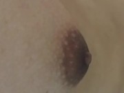 Asian Girl rubbing nipple