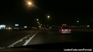 Behind the scenes and a shower with London Keyes