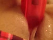 watch me as i slowly fuck my pussy and cum