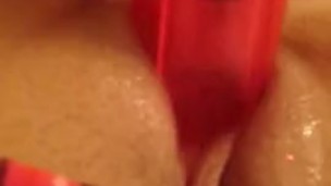 watch me as i slowly fuck my pussy and cum