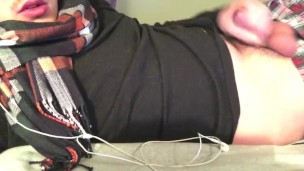 Like my scarf? Oya, big cumshot too!