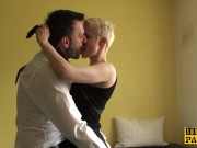 Tattooed sub squirts during anal with maledom 1/16