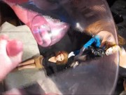 PREVIEW CumReceptacle with MiniJoanna & BlackCanary&SueStorm