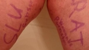 Slave pees for her Mistress
