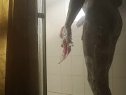 Am shower and cum 2